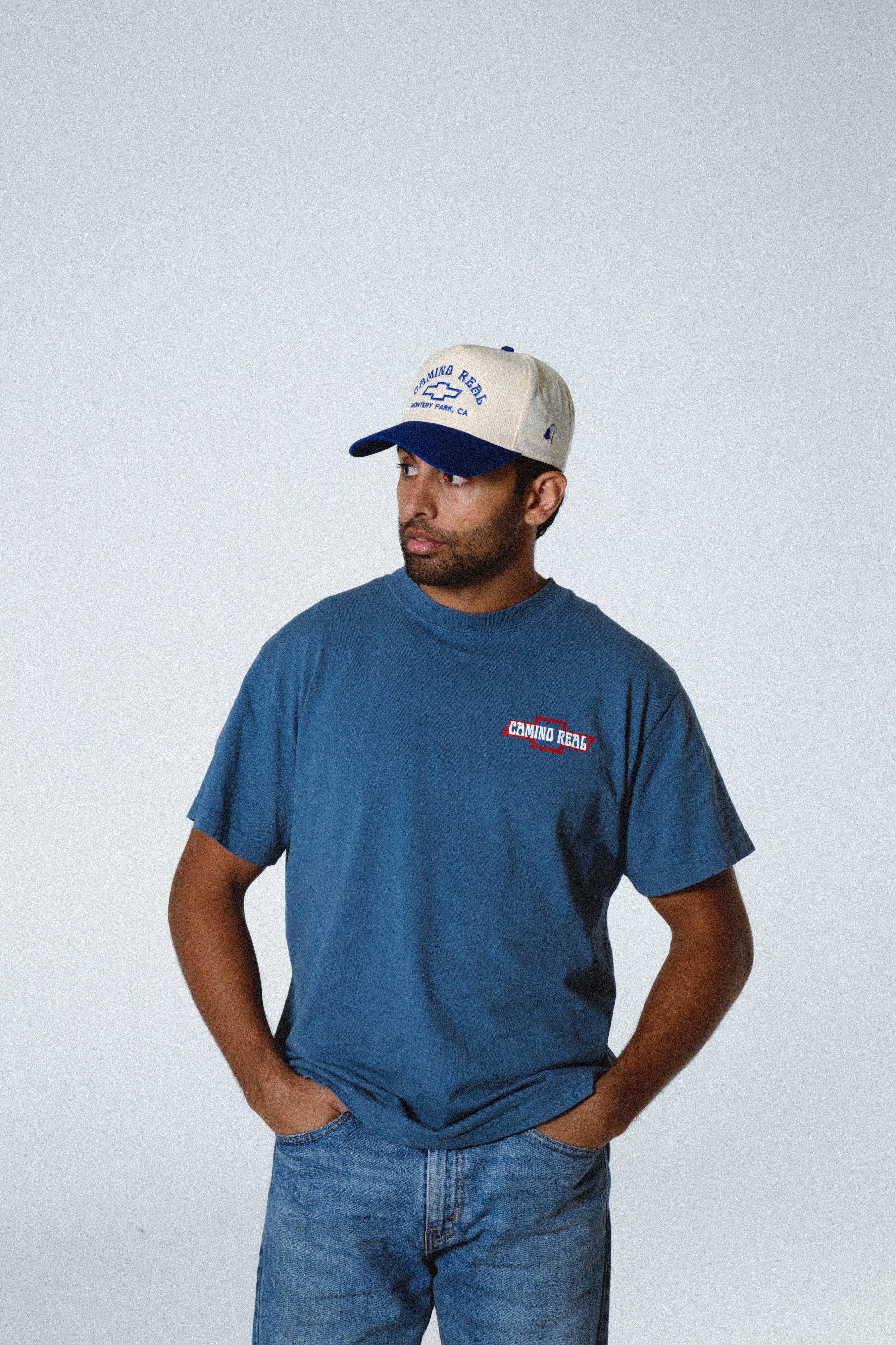 HEARTBEAT OF MONTEREY PARK CHEVY TEE (Vintage Blue)