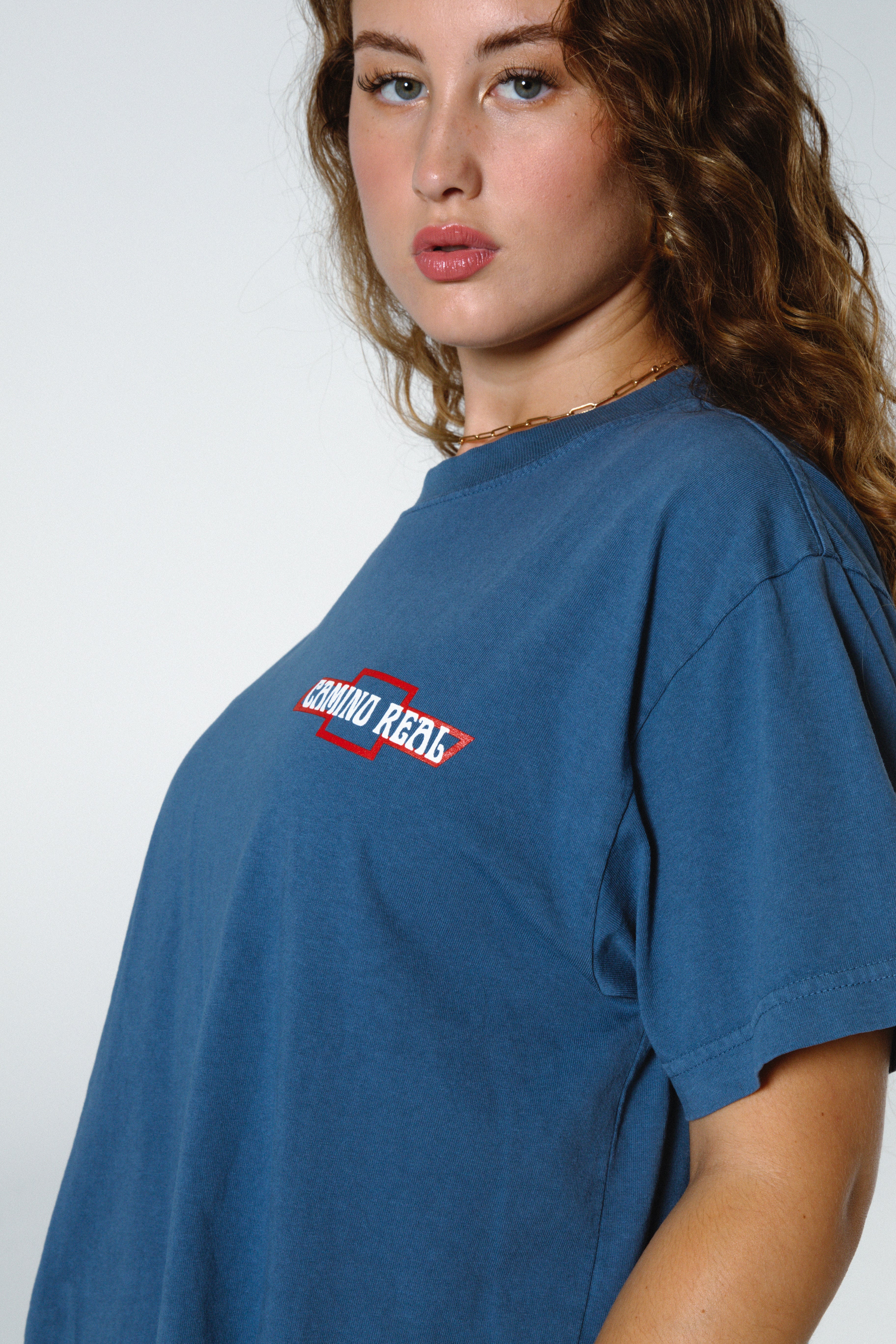 HEARTBEAT OF MONTEREY PARK CHEVY TEE (Vintage Blue)