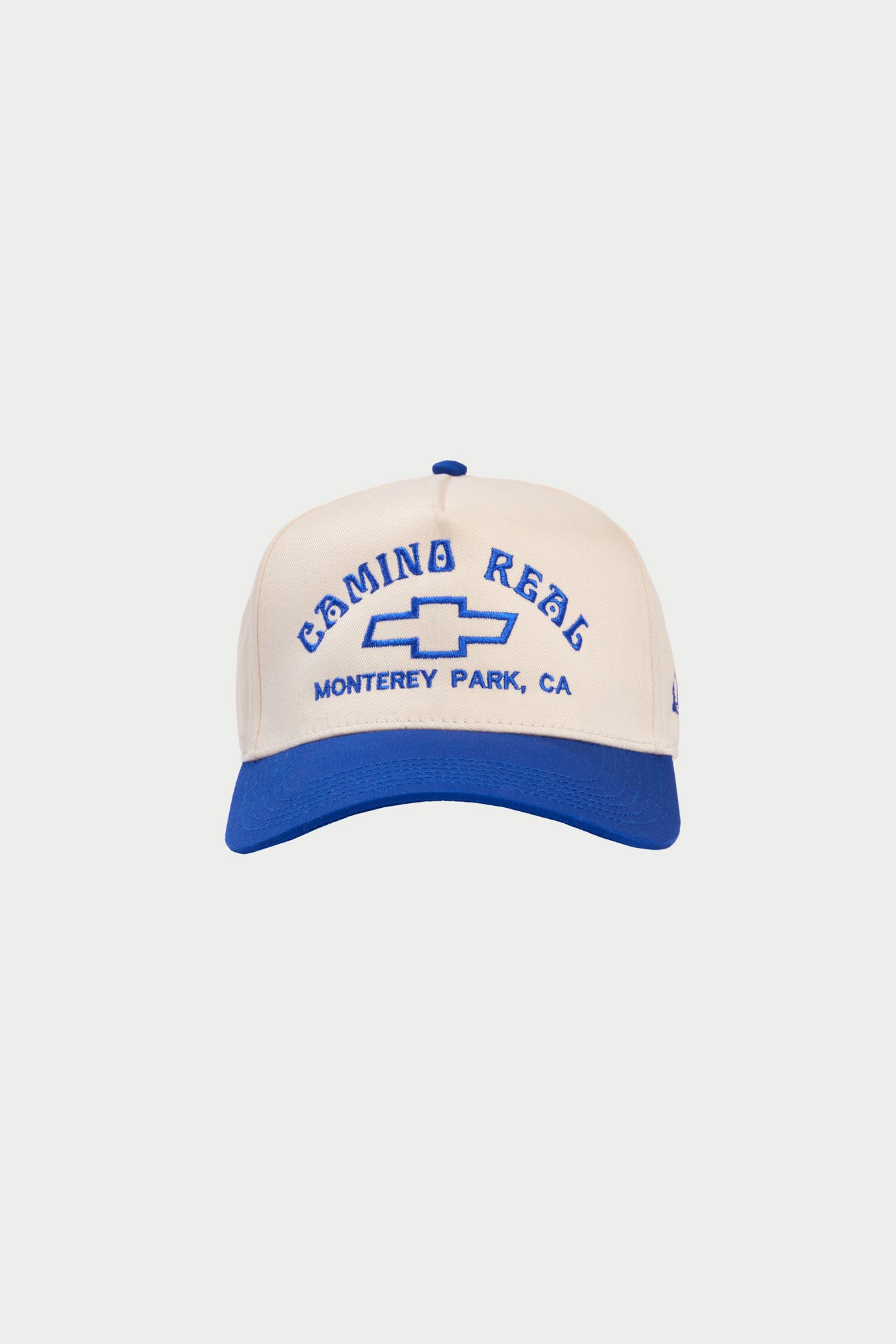 CAMINO REAL CHEVY TWO-TONEDS SNAPBACK HAT (Royal/Natural)