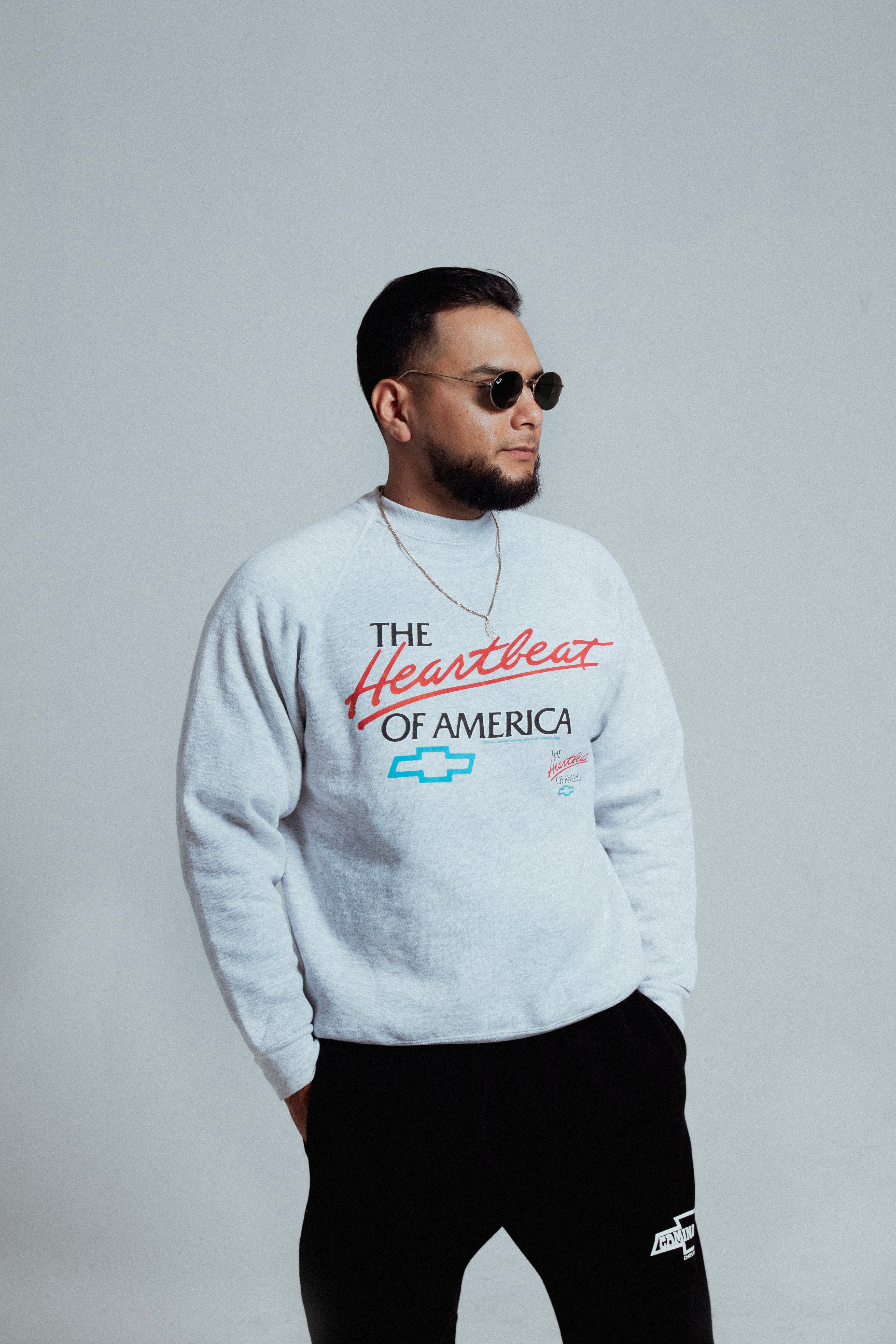 HEARTBEAT OF AMERICA CREWNECK