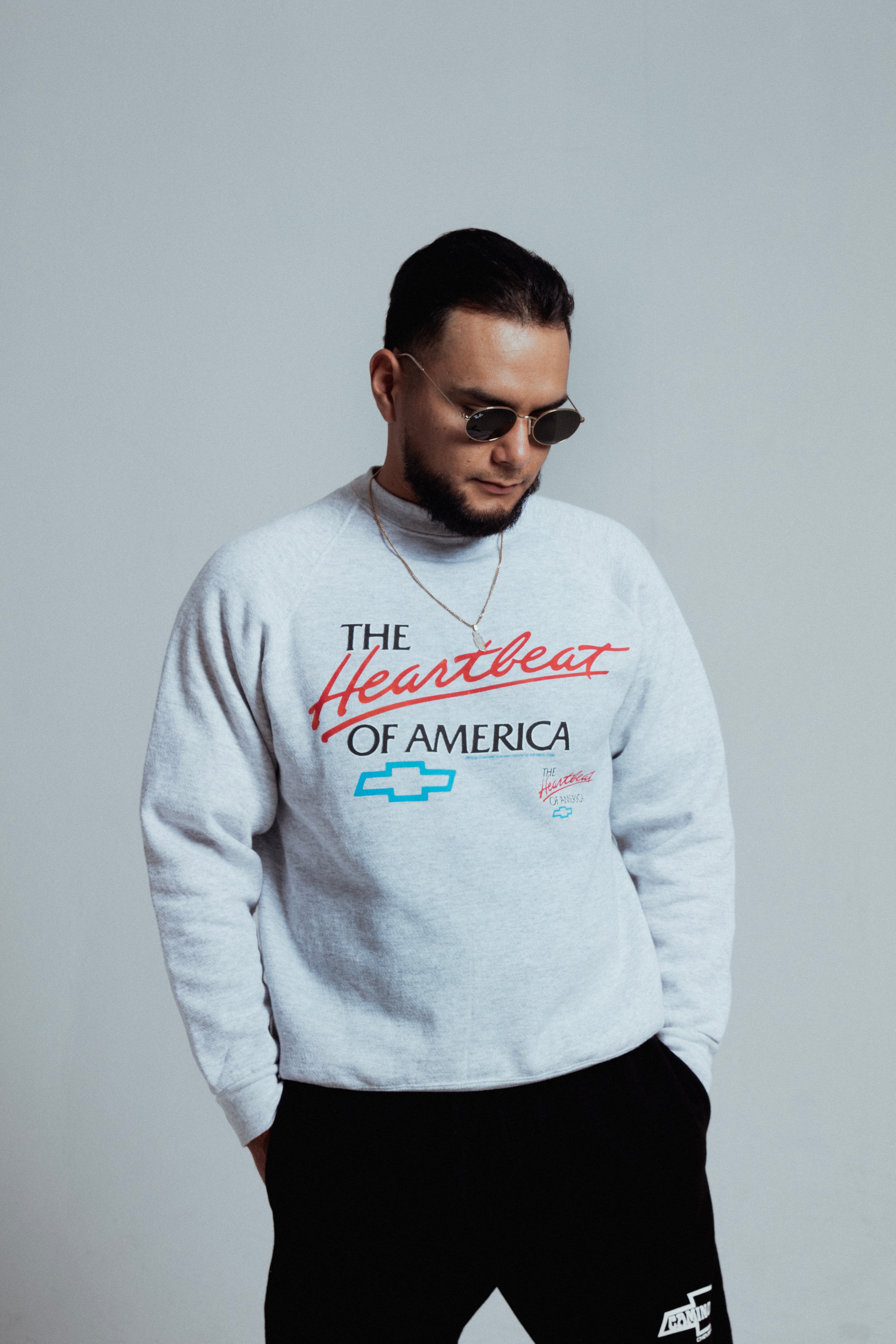 HEARTBEAT OF AMERICA CREWNECK