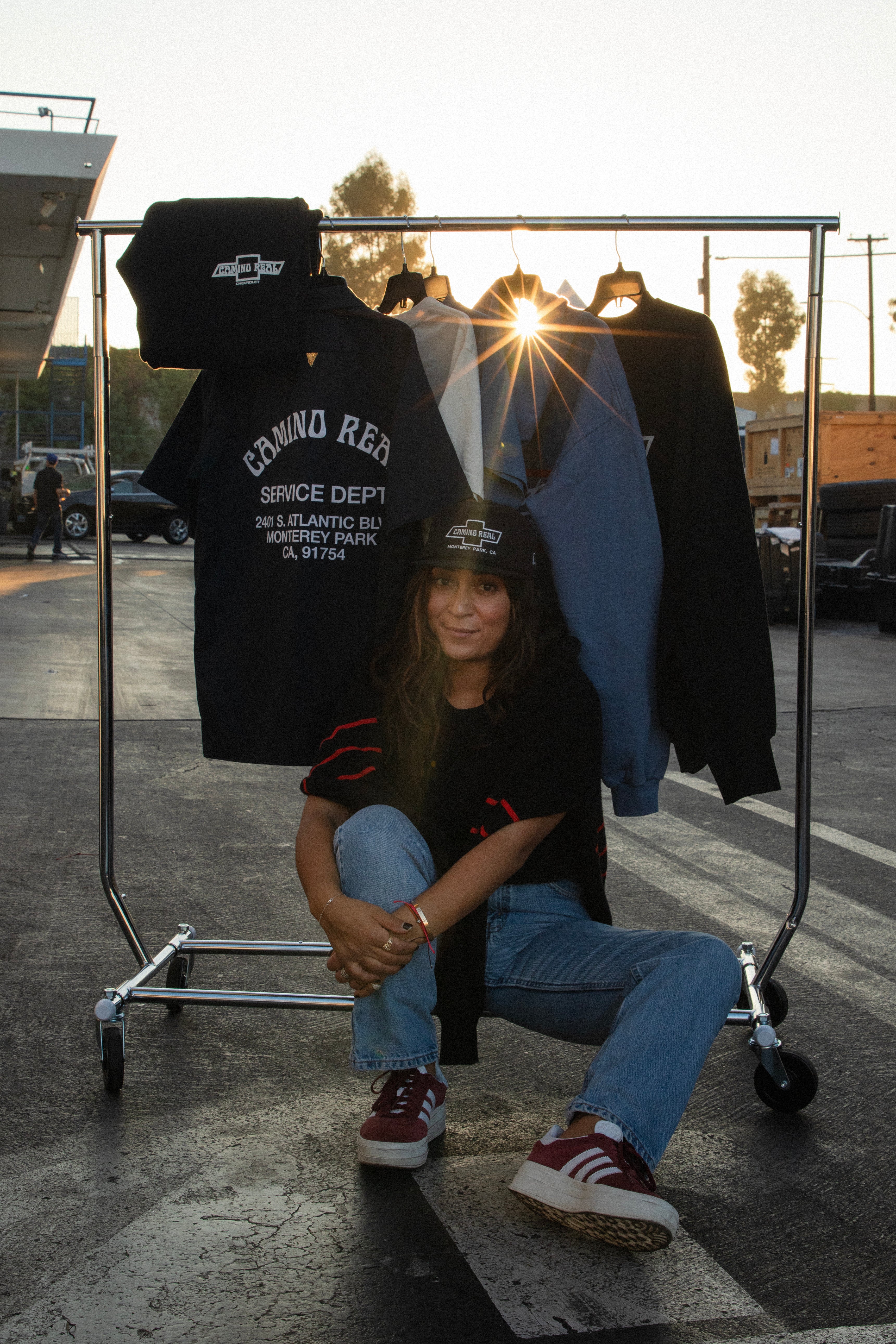 VINTAGE SOFT CAMINO REAL CHEVY HAT (Black)
