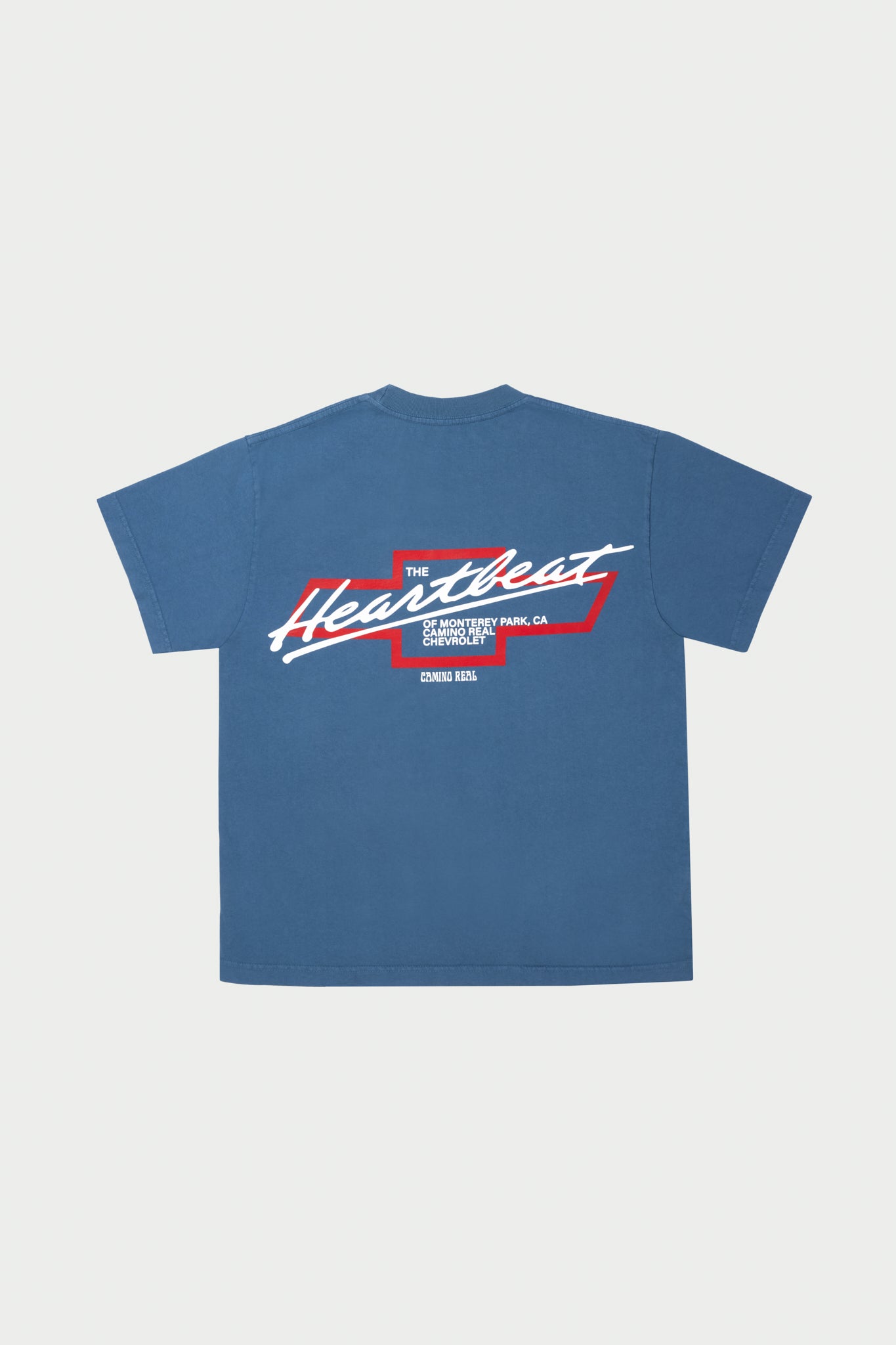 HEARTBEAT OF MONTEREY PARK CHEVY TEE (Vintage Blue)