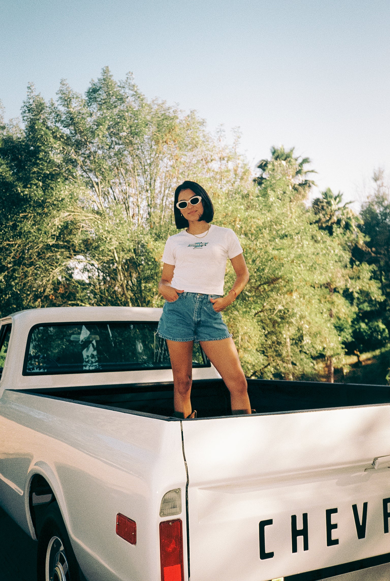 Built to Stay Tough Baby Tee (White)