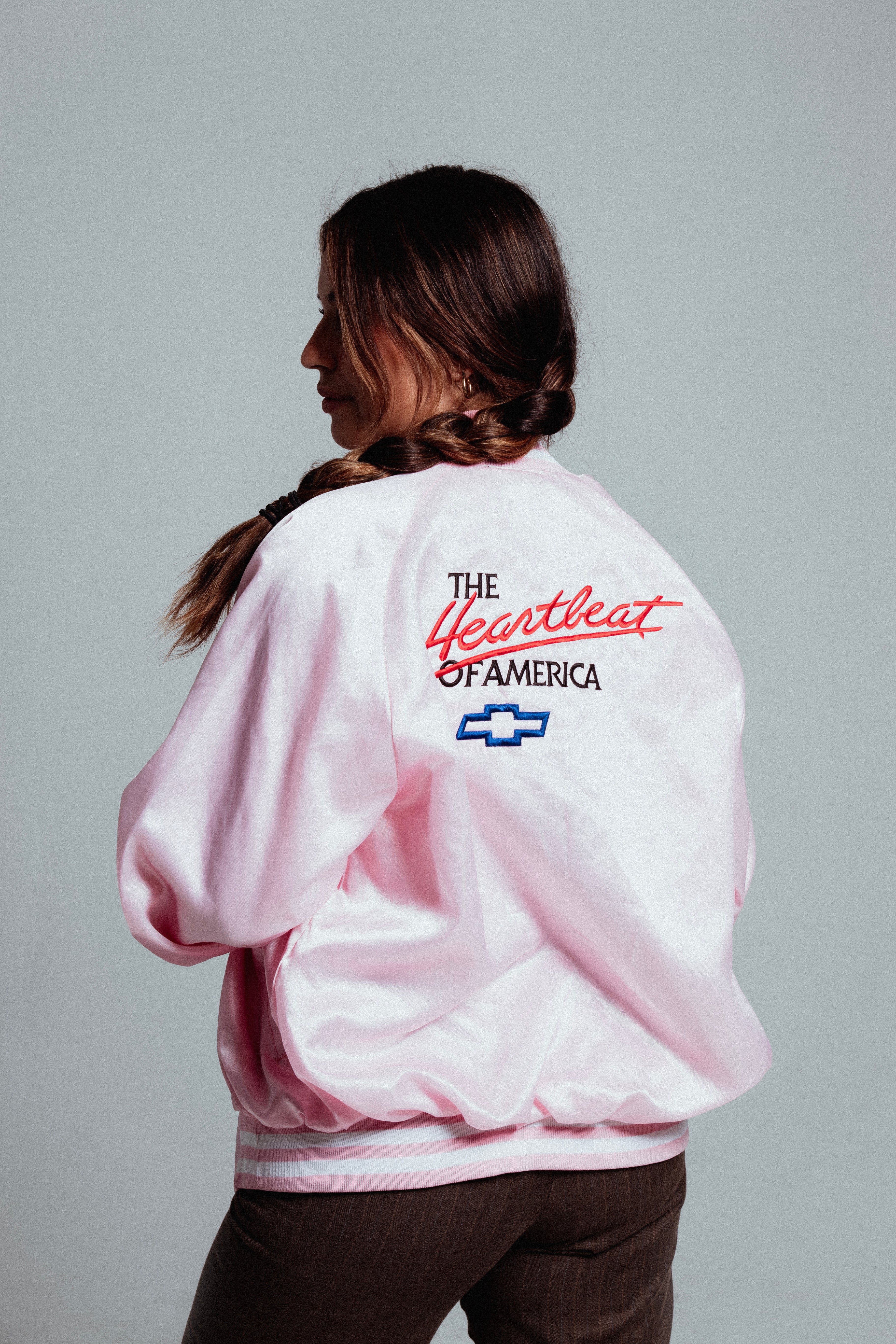 PINK HEARTBEAT OF AMERICA BOMBER